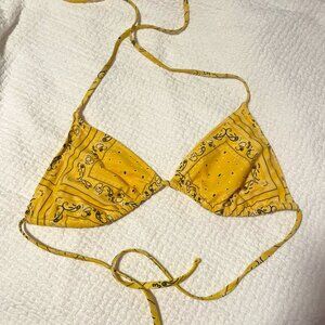 Wild Fable (Target) Yellow Bandana String Bikini